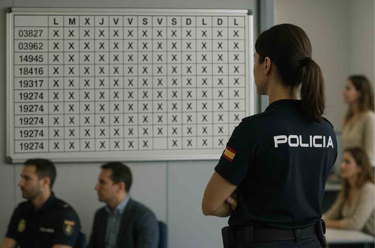 Turnos en la Policía Nacional