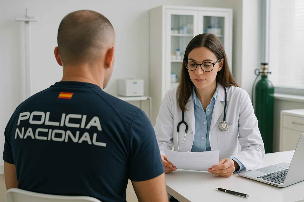 Consulta médica Policía Nacional