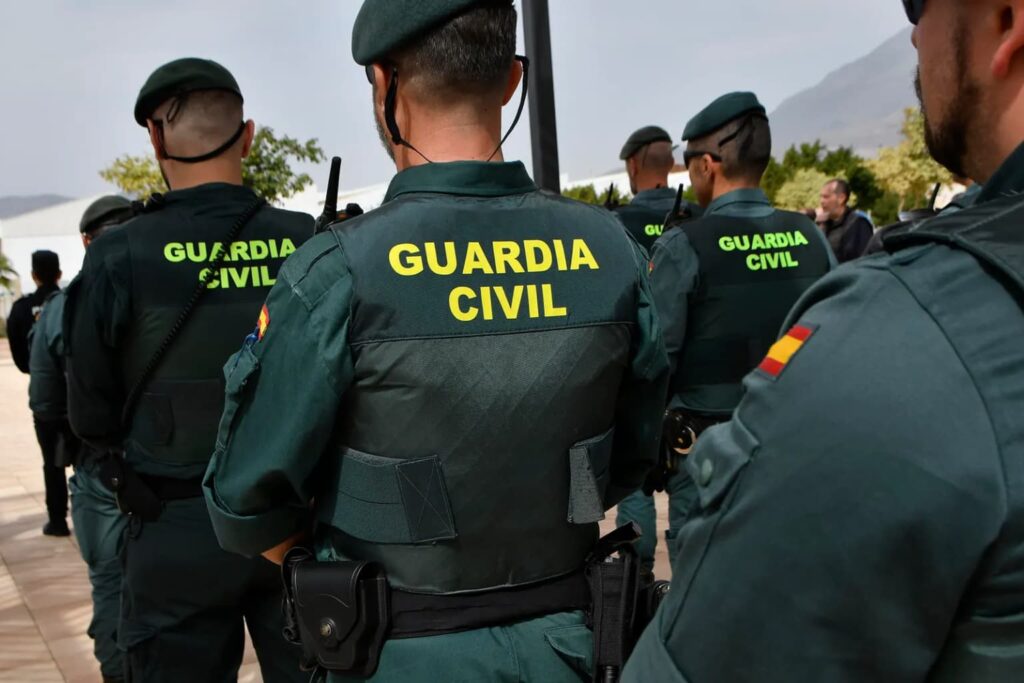 Guardias civiles en formación