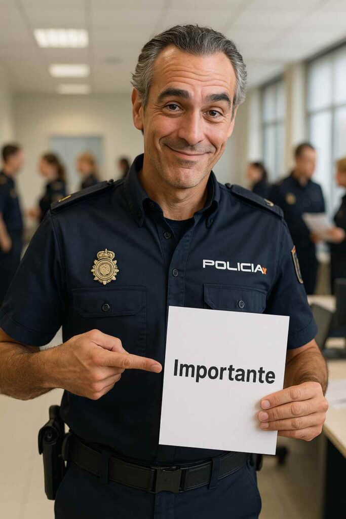 Policía Nacional: Importante