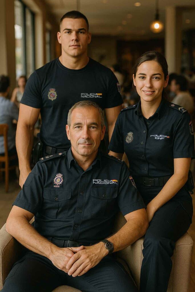 Miembros de la Policía Nacional (IA)