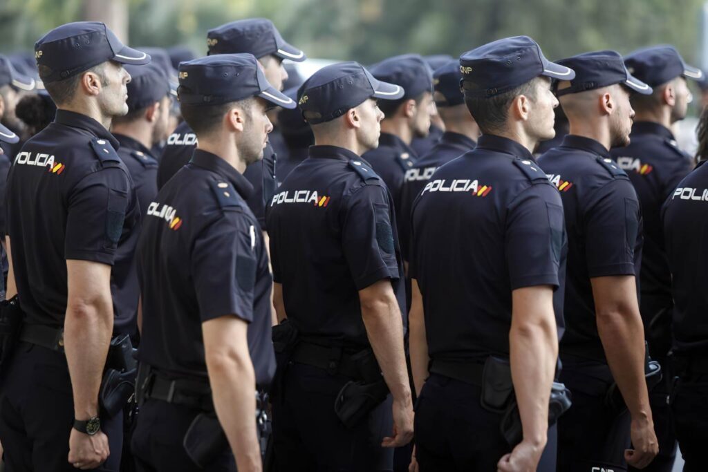 Policía Nacional en formación