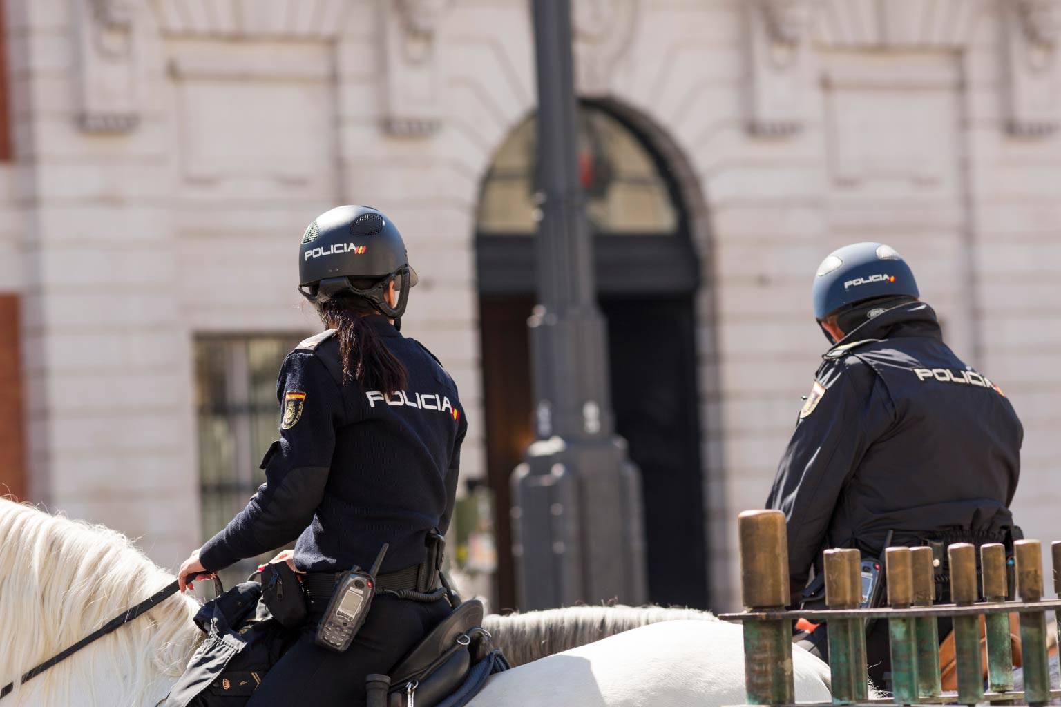 Policía Nacional a caballo