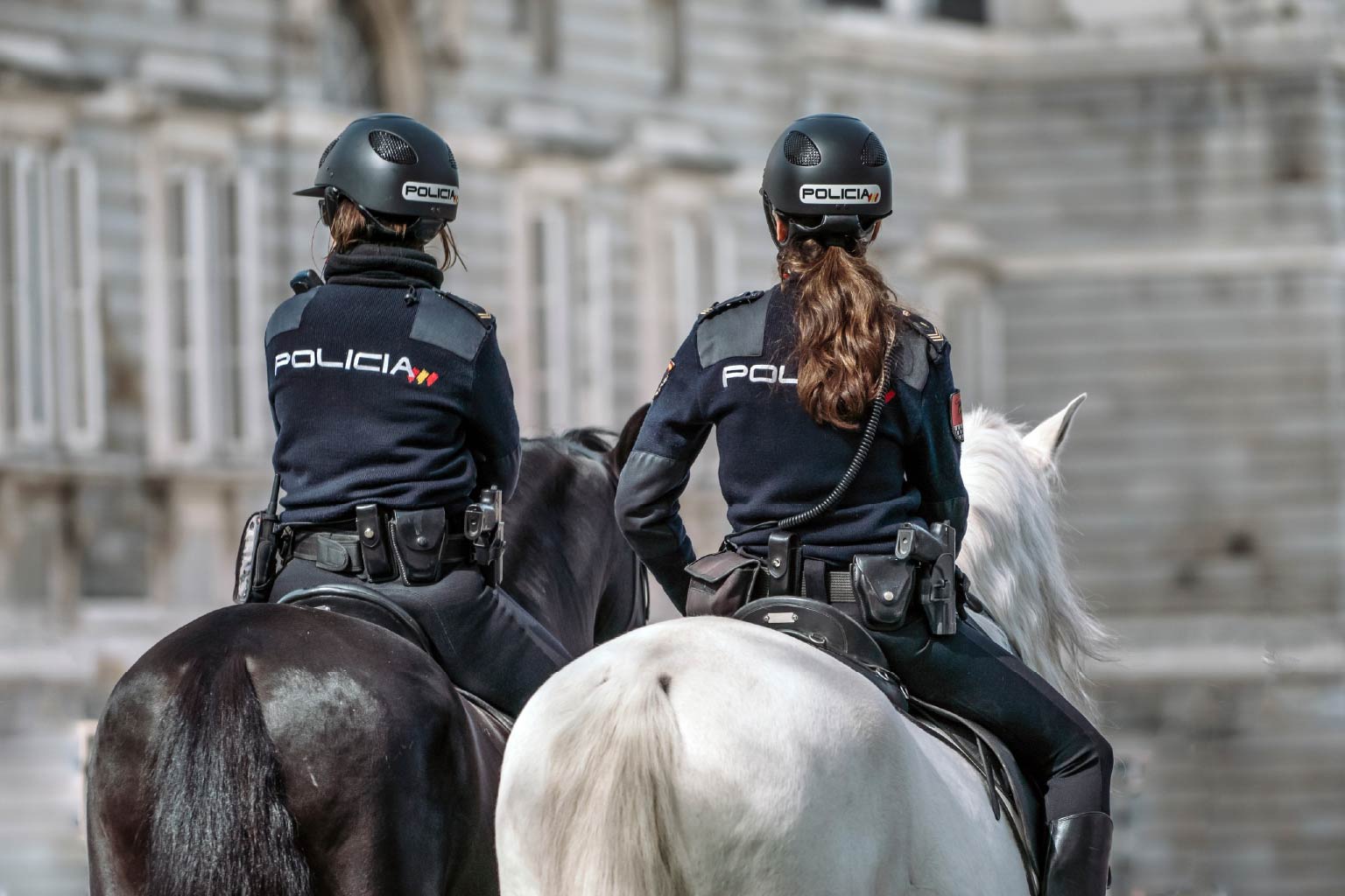 Policía Nacional a caballo