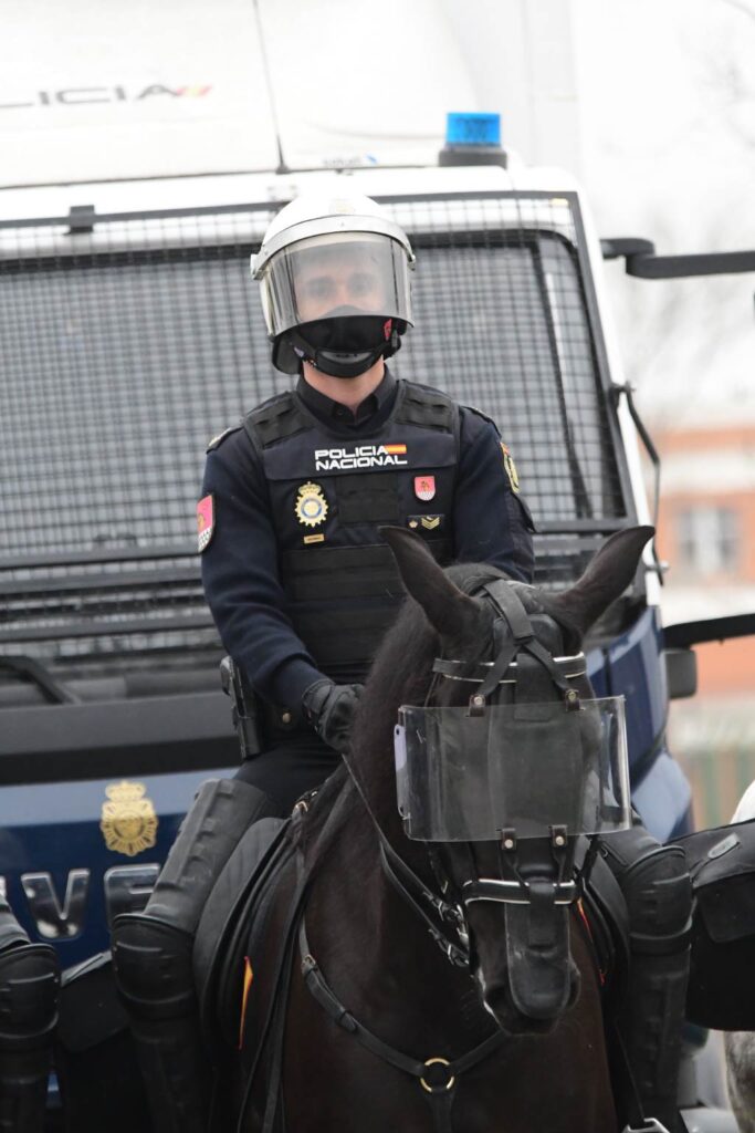 Policía Nacional a caballo