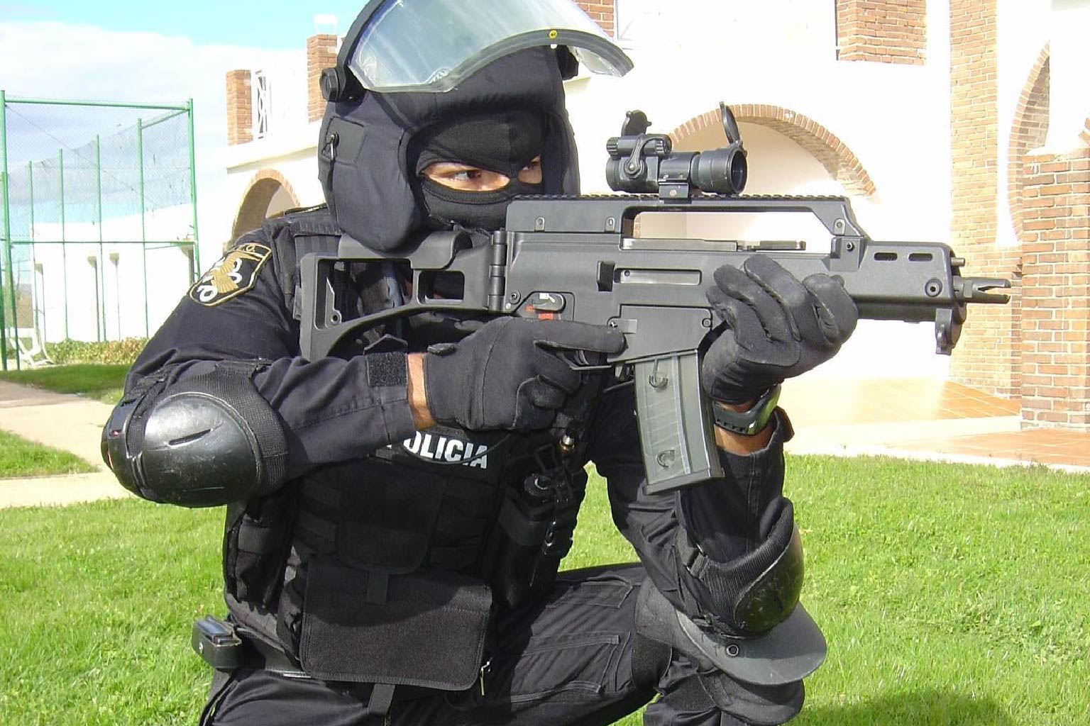 Fuerza de intervención de los GEO de la Policía Nacional