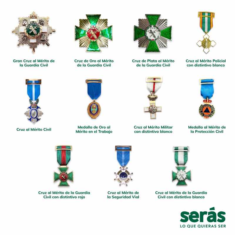 Condecoraciones de la Guardia Civil