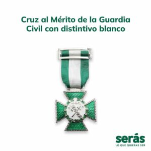 Cruz al Mérito de la Guardia Civil con distintivo blanco