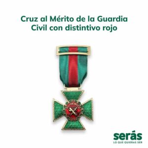 Cruz al Mérito de la Guardia Civil con distintivo rojo