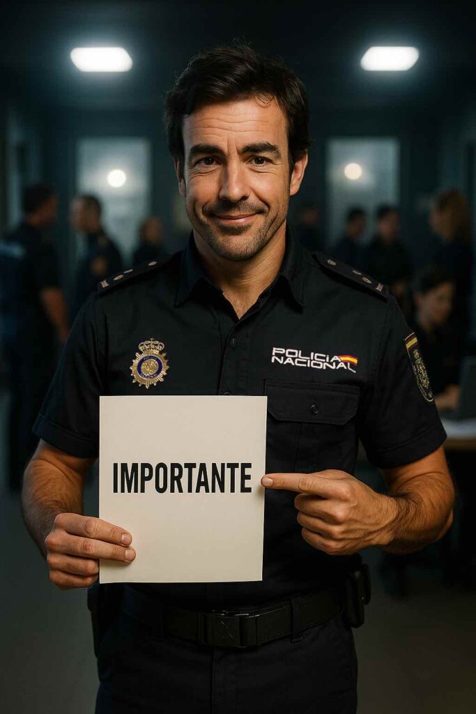Policía Nacional importante