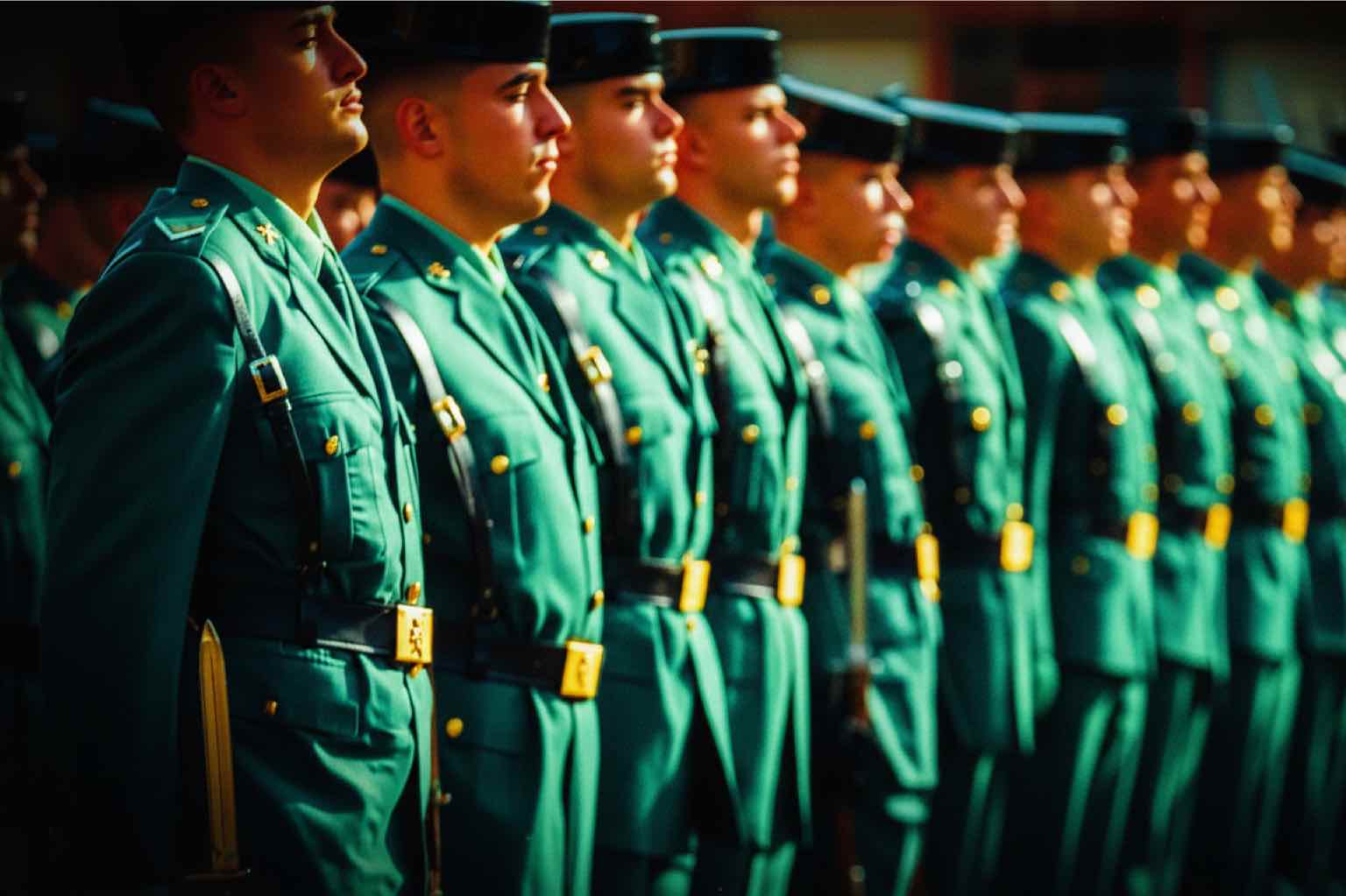 Guardias jóvenes de la Guardia Civil