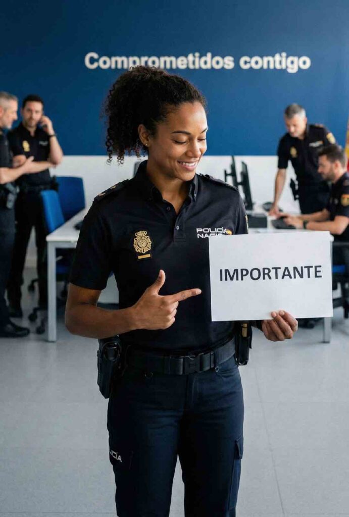 Importante Policía Nacional