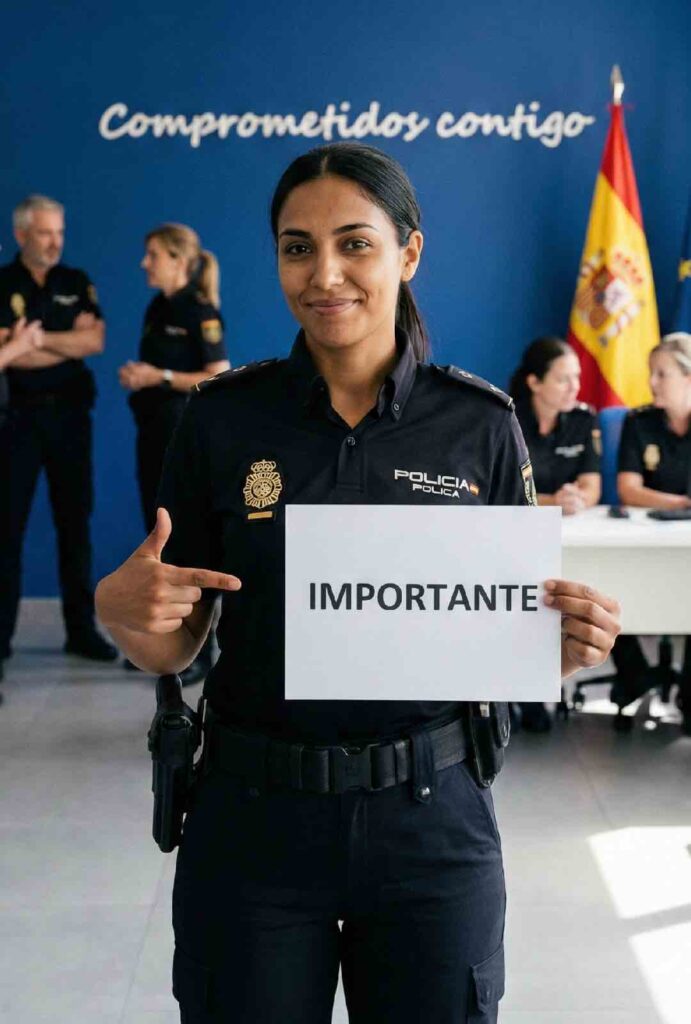 Importante Policía Nacional