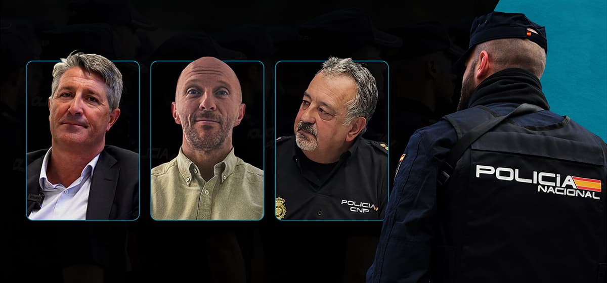 El comisario Pedro Agudo, el inspector Gustavo Horna y el comisario principal Luis Mayandía son parte del nuevo claustro de Serás Policía Nacional